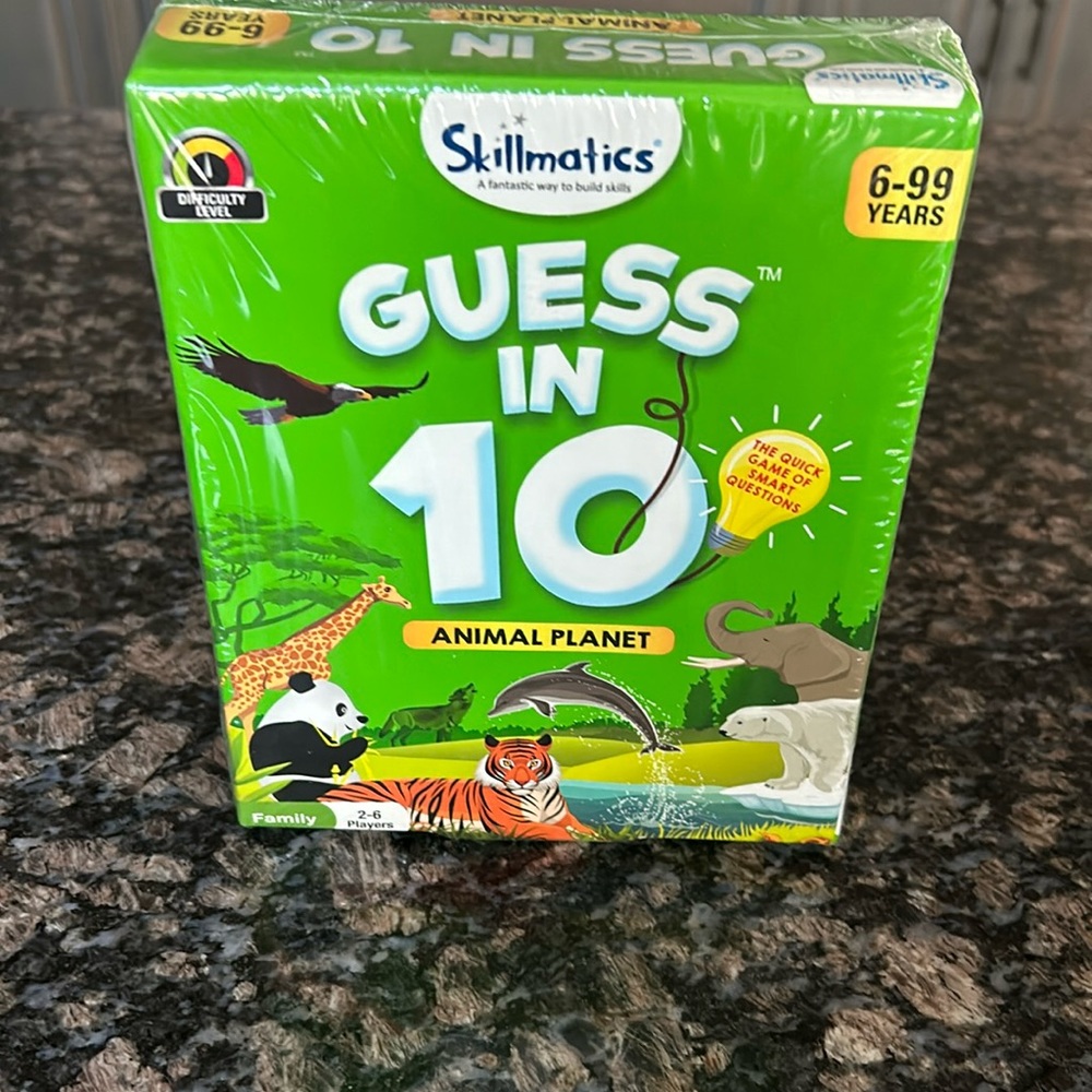 SKILLMATICS GUESS IN 10 ANIMAL PLANET NWT